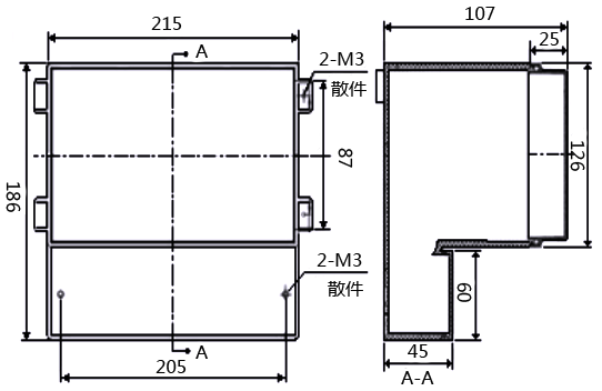 经济型分体式超声波液位计控制表尺寸 经济型分体式超声波液位计控制表尺寸