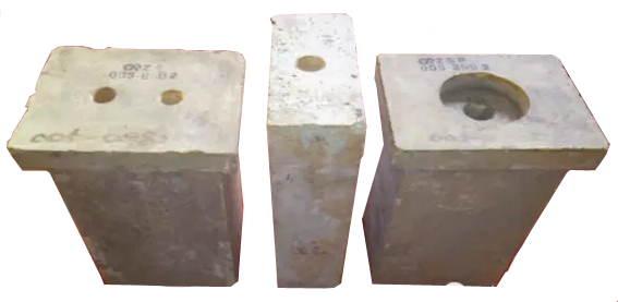 玻璃窑炉炉顶热电偶的专用砖 玻璃窑炉炉顶热电偶的专用砖