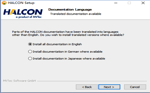 选择Halcon开发语言 选择Halcon开发语言