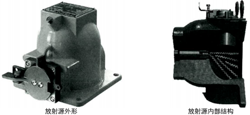 放射源外形和内部结构 放射源外形和内部结构